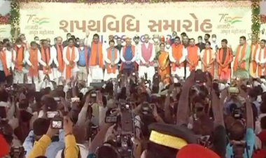 ગુજરાત રાજ્યના મંત્રીમંડળમાં 25 મંત્રીઓએ લીધા શપથ