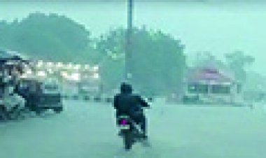 ગીર-સોમનાથમાં ભારે વરસાદ, પ્રાચી તીર્થનું માઘવરાય મંદિર ફરી પાણીમાં...