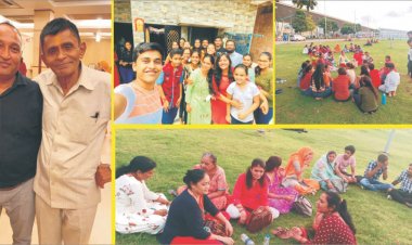 સંતરામપુરના બ્રહ્મસમાજના પુત્ર, પુત્રવધૂને લંડન ખાતે જવા ભવ્ય વિદાય