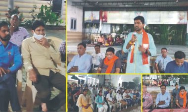 गुजरात के उप-चुनाव में जंगी बहुमत से विजयी सी. आर. पाटील का भव्य सन्मान