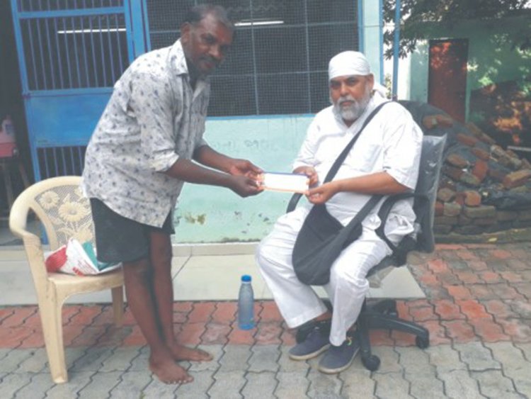 सांई बाबा के नाम से पहचाने जाने वाले बाबा ने भीमरत्न महाबुद्ध विहार में दिया सहयोग