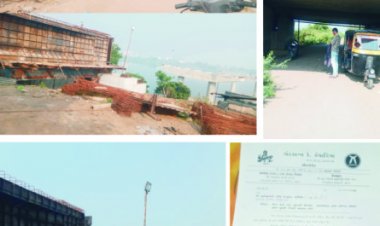 વેડથી વરિયાવને જોડતા બ્રિજની ઉંચાઈ વધારવાની માંગ કરતા લોકો