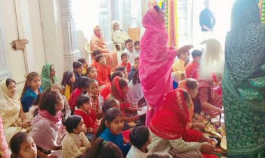 नववर्ष के उपलक्ष में गौड़ी पार्श्वनाथ मंदिर में शान्ति स्नात्र पूजा का हुआ आयोजन