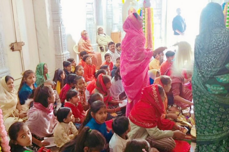 नववर्ष के उपलक्ष में गौड़ी पार्श्वनाथ मंदिर में शान्ति स्नात्र पूजा का हुआ आयोजन