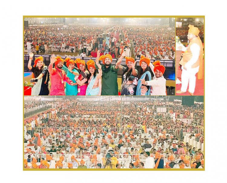 गुजरात में दिखी राजस्थान की झांकी, जय जय राजस्थान से गूंजा मरुधर मैदान