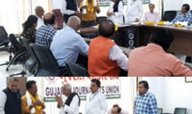 વિરમગામ માંડલ દેત્રોજ પત્રકાર સંઘની વિરમગામ એપીએમસી ખાતે બેઠકનું આયોજન કરાયું