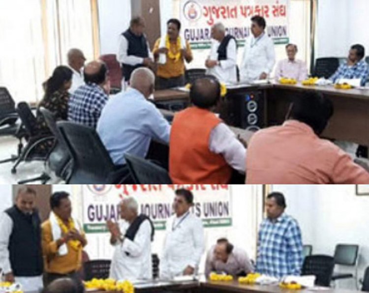 વિરમગામ માંડલ દેત્રોજ પત્રકાર સંઘની વિરમગામ એપીએમસી ખાતે બેઠકનું આયોજન કરાયું