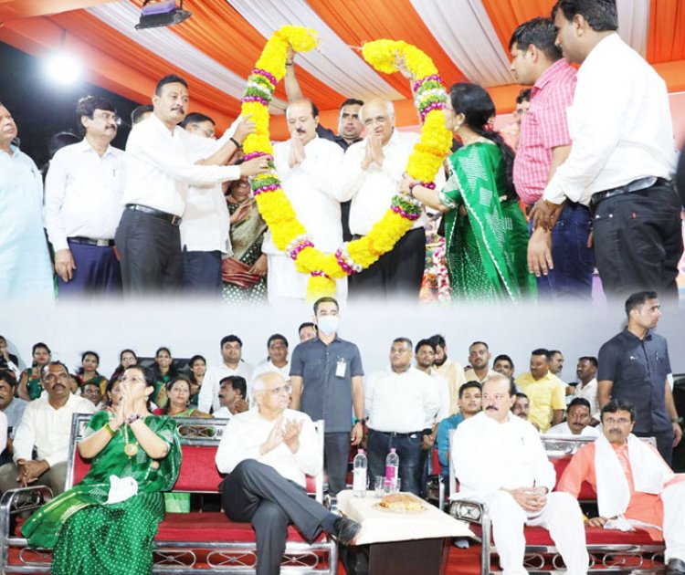 લિંબાયત ખાતે આયોજીત શિવ મહાપુરાણ કથામાં સહભાગી થતા મુખ્યમંત્રી 