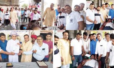 ઉંભેળમાં હરીશભાઈ ગુર્જર દ્વારા નશામુક્ત અભિયાન અંતર્ગત રક્તદાન કેમ્પ યોજાયો