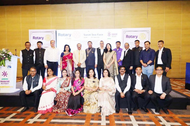 रोटरी क्लब ऑफ सुरत सी फेस के नवनिर्वाचित अध्यक्ष रोटेरियन सुरेंद्र गांधी व सचिव रोटेरियन कामिनी शर्मा का चयन