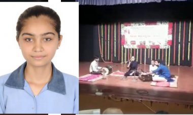 लोकगीत, भजन प्रतियोगिता में प्रथम स्थान प्राप्त कर राजकोट व वाणंद समाज का गौरब बढाती ध्रुवी गोंडलिया