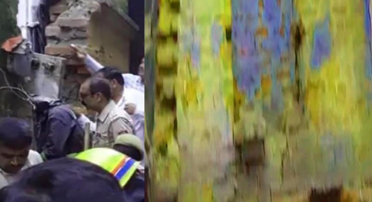 देवरिया में जर्जर मकान गिरने से 3 लोगों की मौत