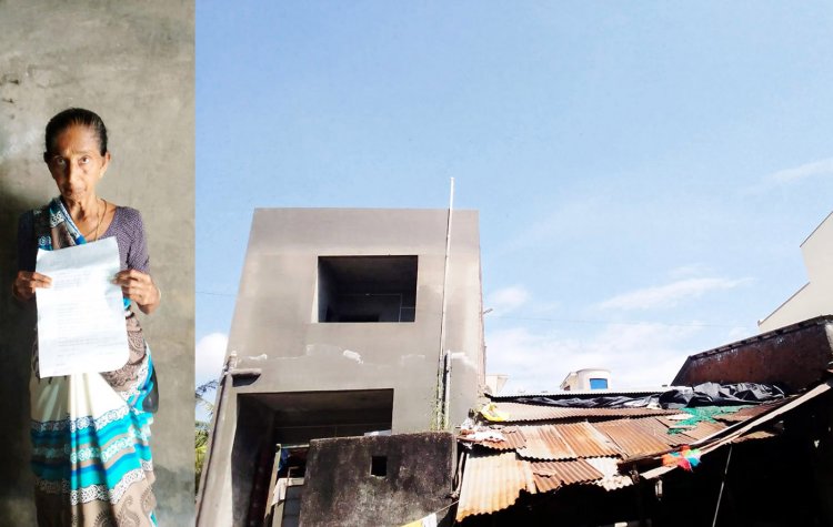 ભાનુબેનની અબરામા ખાતે આવેલી જમીન પર ગેરકાયદે કબજો કરતા આપ્યું આવેદનપત્ર