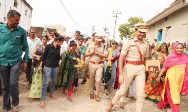 અમરેલી પોલીસ અધિક્ષકે બાબરા પોલીસ સ્ટેશનનું ઇન્સ્પેક્શન કર્યું, ઊંટવડ ગામની પણ લીધી મુલાકાત