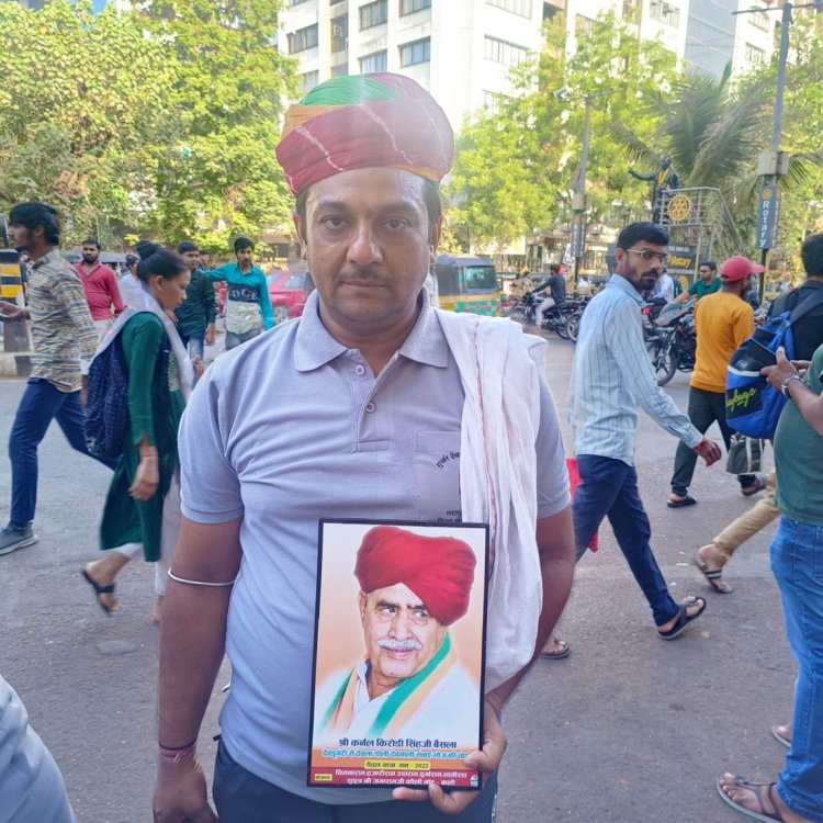 અમરોલી તાપી પાળા ખાતેના શ્રી દેવનારાયણ મંદિરથી કડોદરા સુધી પૈદલયાત્રા યોજાઈ