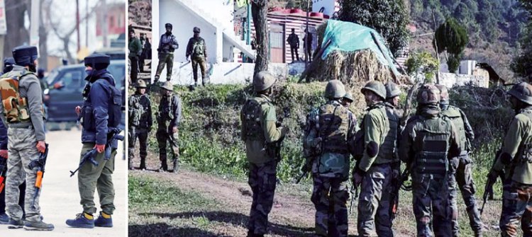 જમ્મુ અને કાશ્મીરના રાજોરી જિલ્લામાં આતંકીઓએ કરેલા વિસ્ફોટમાં પાંચ સૈનિકો શહીદ