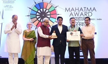 સીએસઆર ક્ષેત્રે ઉત્તમ કામગીરી બદલ આર્સેલરમિત્તલ નિપ્પોન સ્ટીલ ઈન્ડિયાનું પ્રતિષ્ઠિત મહાત્મા એવોર્ડ 2023થી બહુમાન કરાયું