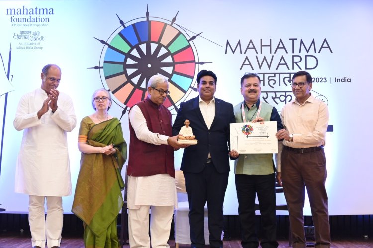 સીએસઆર ક્ષેત્રે ઉત્તમ કામગીરી બદલ આર્સેલરમિત્તલ નિપ્પોન સ્ટીલ ઈન્ડિયાનું પ્રતિષ્ઠિત મહાત્મા એવોર્ડ 2023થી બહુમાન કરાયું