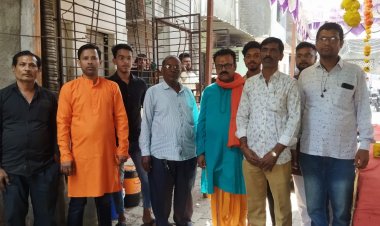 वेडरोड आनंद पार्क सोसायटी में मनाया जा रहा है सार्वजनिक सरस्वती पूजा महोत्सव