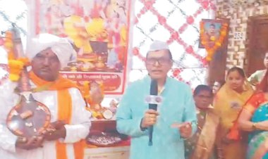 वेडरोड पर विश्वकर्मा जयंती मनाई 