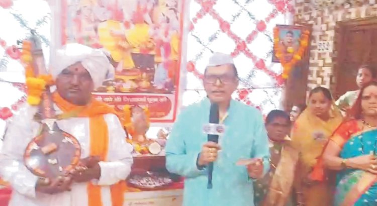 वेडरोड पर विश्वकर्मा जयंती मनाई 