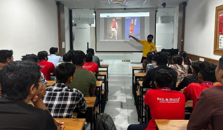 સ્વદેશી પબ-જી એવી ScarFall 2.0 ગેમના નિર્માતાઓએ રેડ & વ્હાઇટ આઇટી ઇન્સ્ટિટ્યૂટના  વિદ્યાર્થીઓ માટે એક્સપર્ટ સેશન યોજ્યું