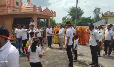 સુતારી ગામે ગણપતિ દાદાનો ભવ્ય  વરઘોડો કાઢી વિદાય અપાઈ