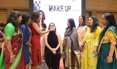 सेल्फ मेकअप वर्कशॉप का हुआ आयोजन