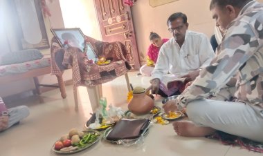 મલેકપુર ગામે સ્વ ક્રિશ અમિત ભાઈ રાવલની વર્ષિય વિધિ કરવામાં આવી