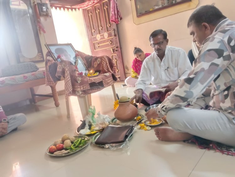 મલેકપુર ગામે સ્વ ક્રિશ અમિત ભાઈ રાવલની વર્ષિય વિધિ કરવામાં આવી