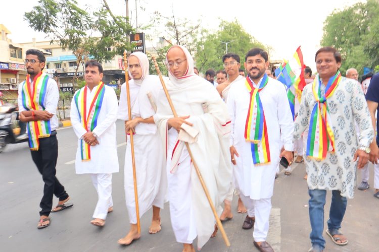 जेसीआई शाहीबाग द्वारा महावीर जन्म कल्याणक निमित्त सामूहिक सामायिक का आयोजन सम्पन्न