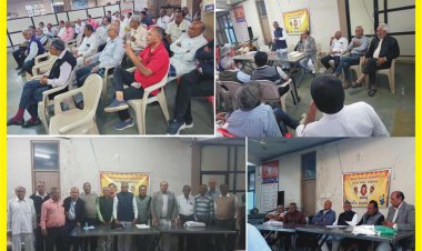 ધી ગુજરાત પેન્શનર્સ એસોસિએશનની બેઠક સચિવાલય સહકારી ઉપાહાર ગૃહ (કેન્ટીન) ખાતે યોજાઈ 