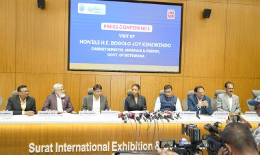 એસજીસીસીઆઈ ગ્લોબલ વિલેજ 2026માં બોત્સ્વાનાના રાષ્ટ્રપતિ મુખ્ય મહેમાન બનશે  ઉચ્ચ સ્તરીય પ્રતિનિધિમંડળ સાથે તા. 22-25 જાન્યુઆરી સુરતની મુલાકાતે